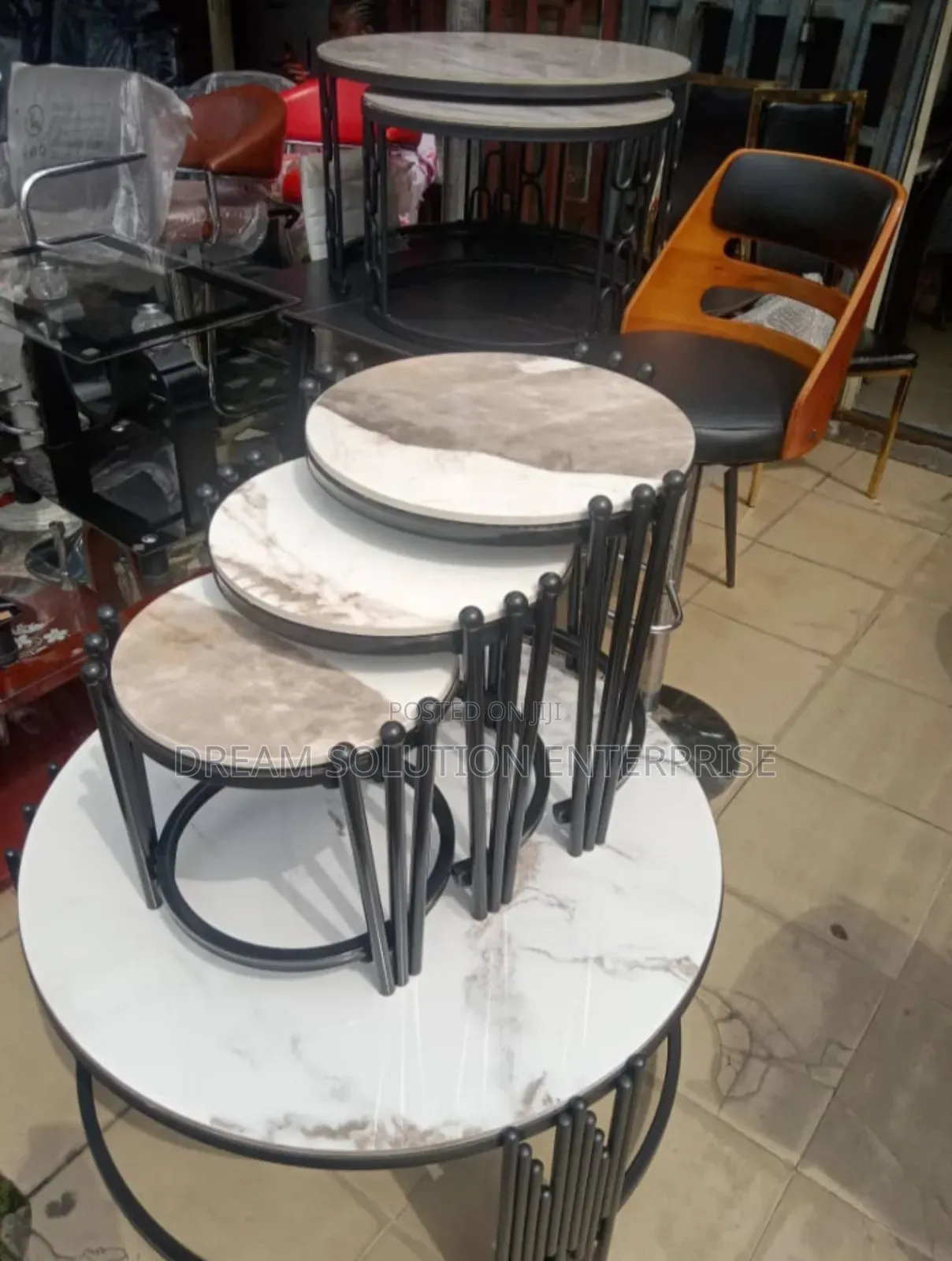 Standard Center Table With Side Table