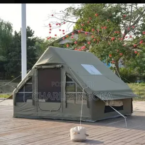 2026 Military Green 4-Person Inflatable Tent