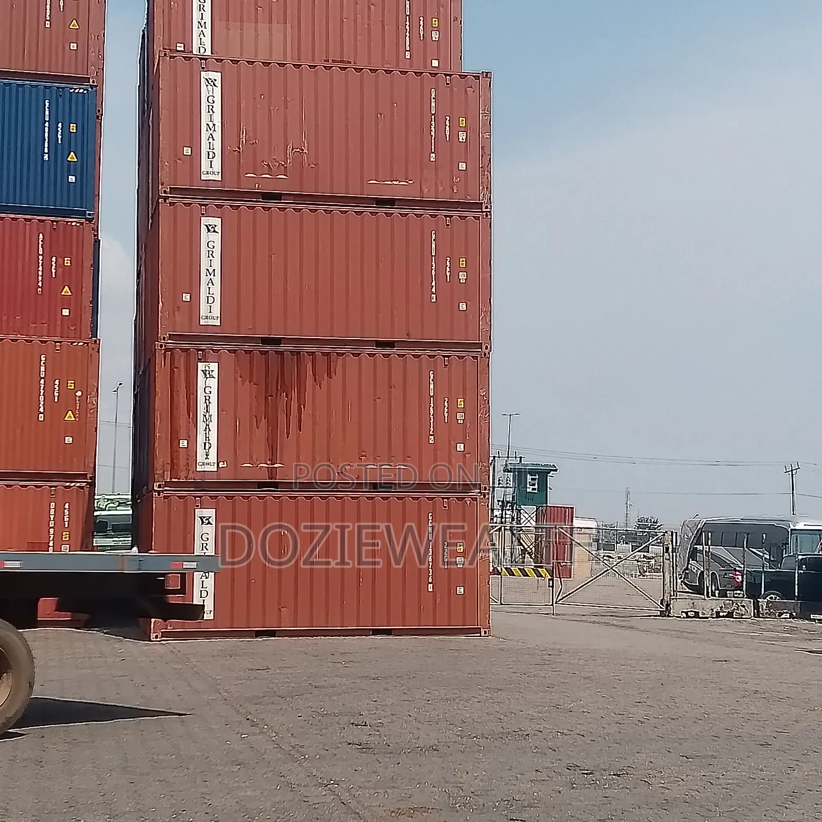 Grimaldi 20ft Empty Containers