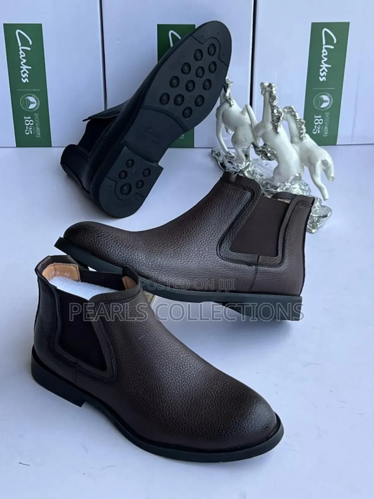 Clarks Ankle Leather Boots