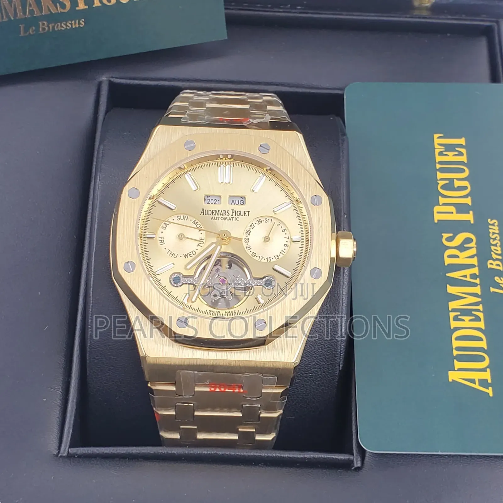 Latest Design Automatic Gold Ap Watch