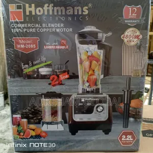 Hoffmans Commercial Blender Pure Copper Motor 4800w
