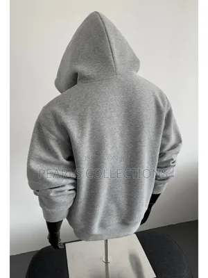 Black Hooded Zipper Jacket