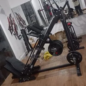Leg Press and Hack Squat Machine Combo. It Can Be Adjusted