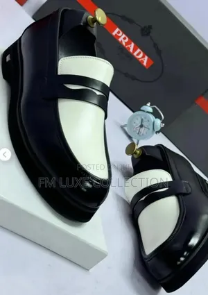 Original Men Prada Glossy Corporate Shoe