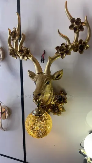 Lion Head Wall Lamp or Lion Wall Sconce.