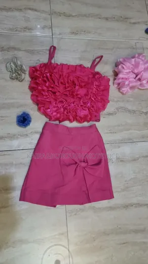 Pink Rose Top With Short
