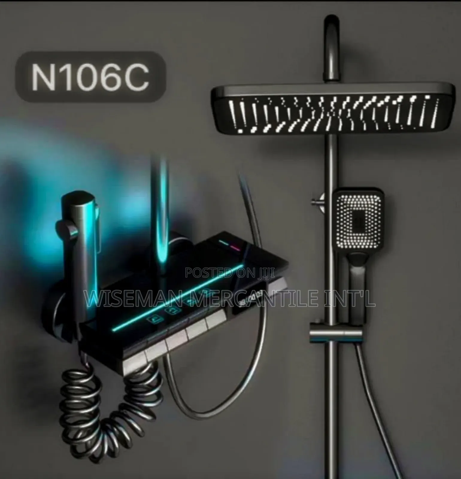 Digital Button Shower