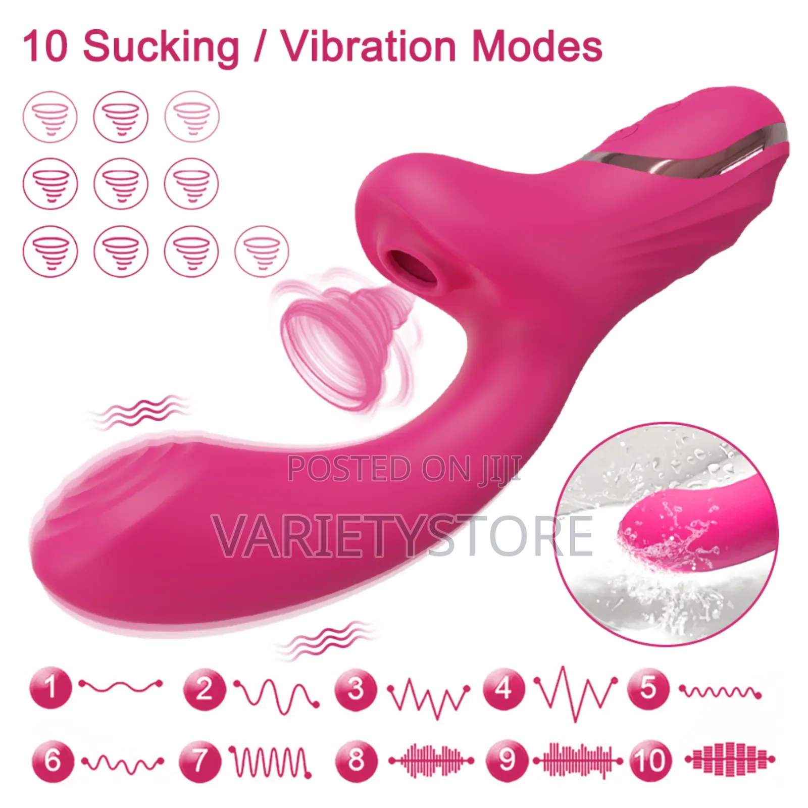 Clitoral Sucking Dildo Vibrator