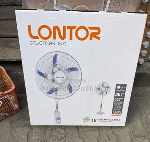 Lontor 18” Rechargeable Fan