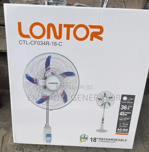 Lontor 18” Rechargeable Fan