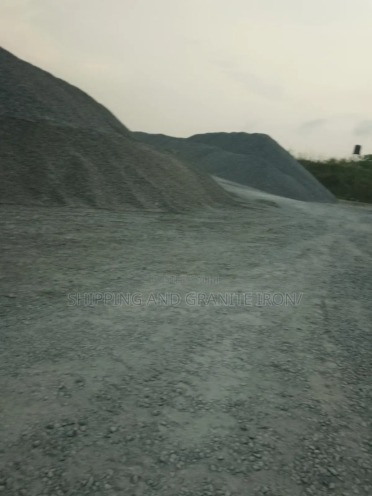 Iron Black Stone and Chipping