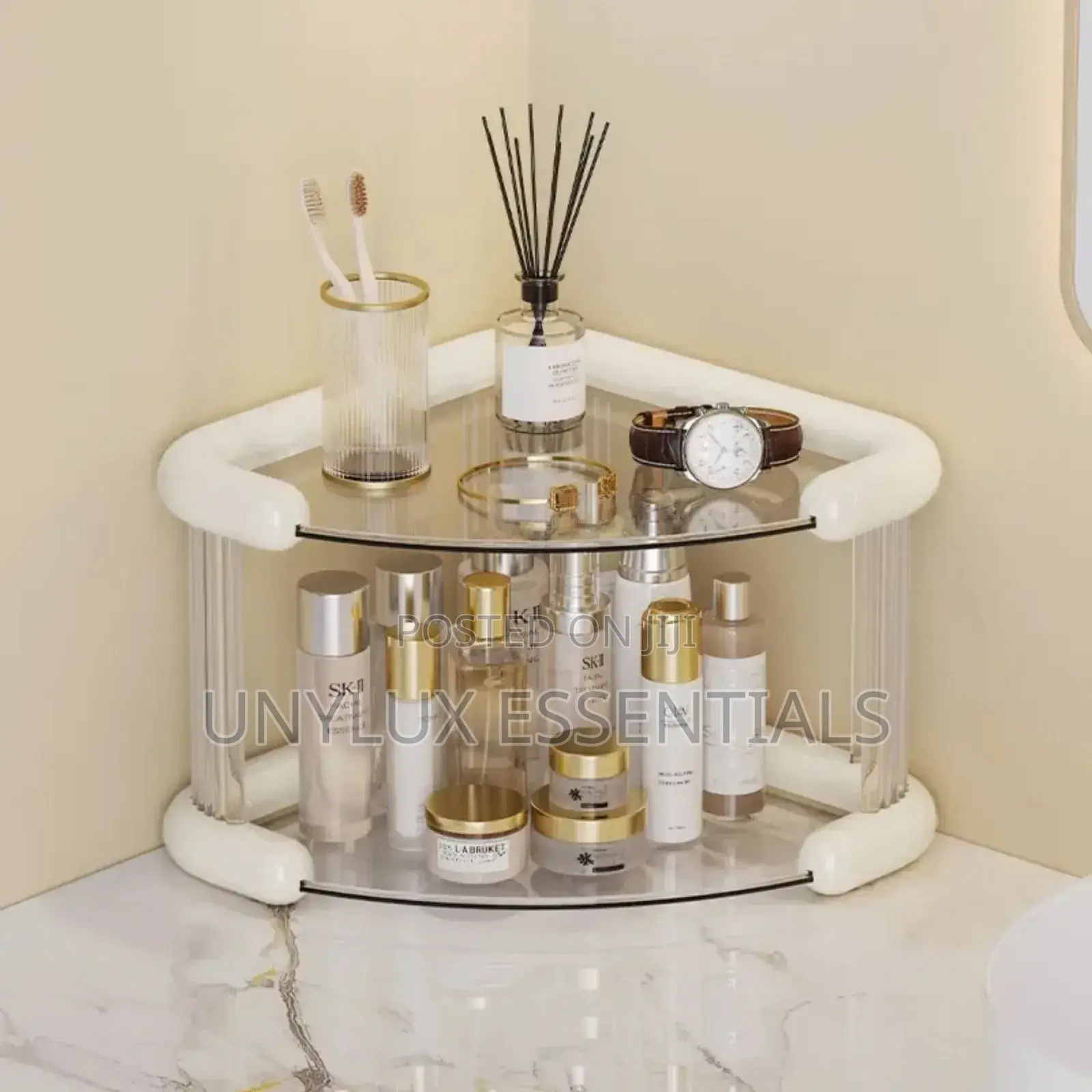 2 Tiers Light Luxury Storage Rack
