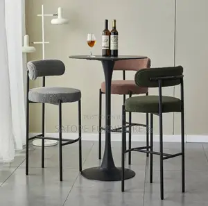 Luxury High Restaurant Bar Stool Table.