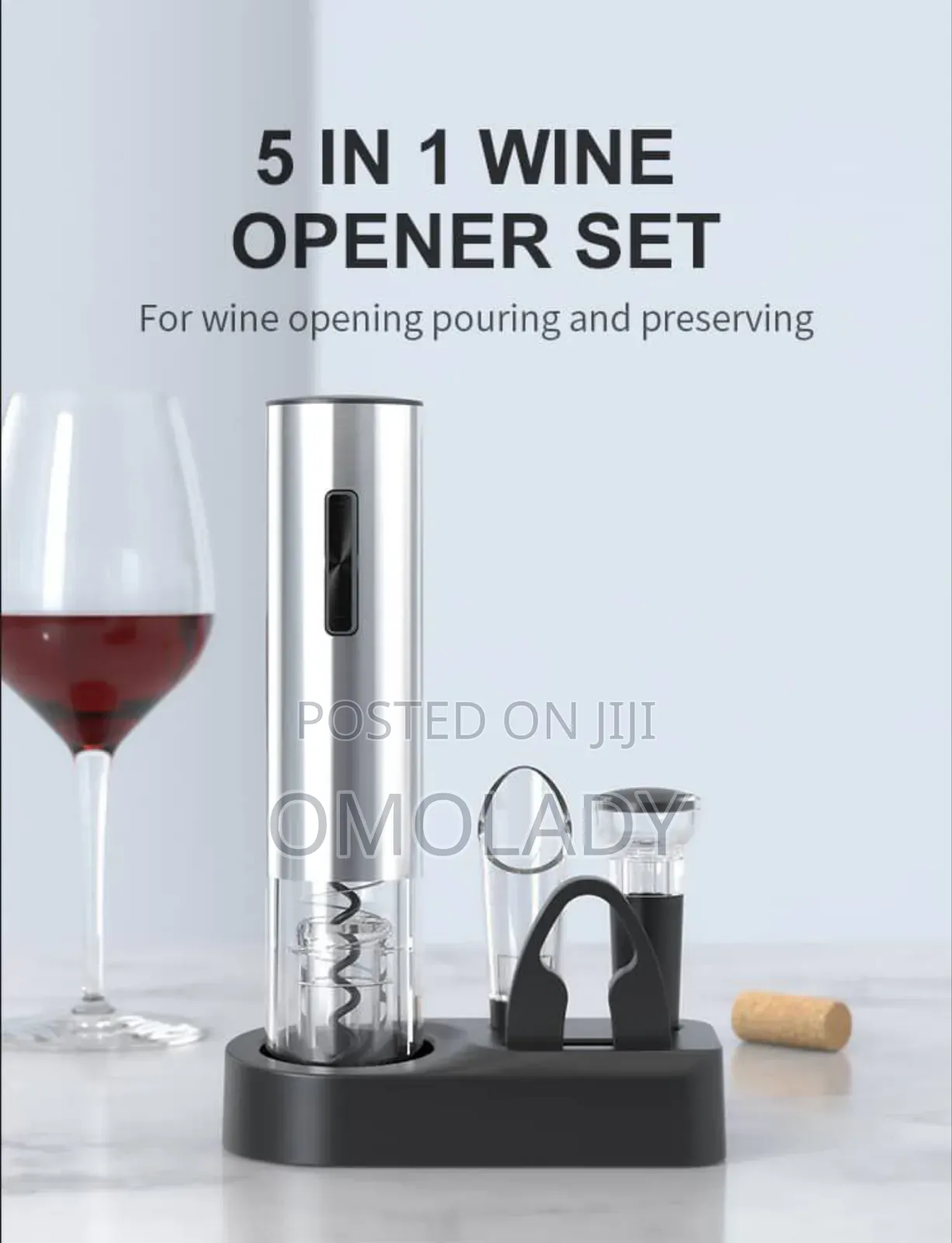 Battery Operated Wine Opener Set