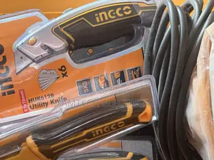 Utility Knife Ingco With Extra 6 Blades