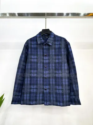 *Louis Vuitton Monogram Tartan Denim Overshirt*