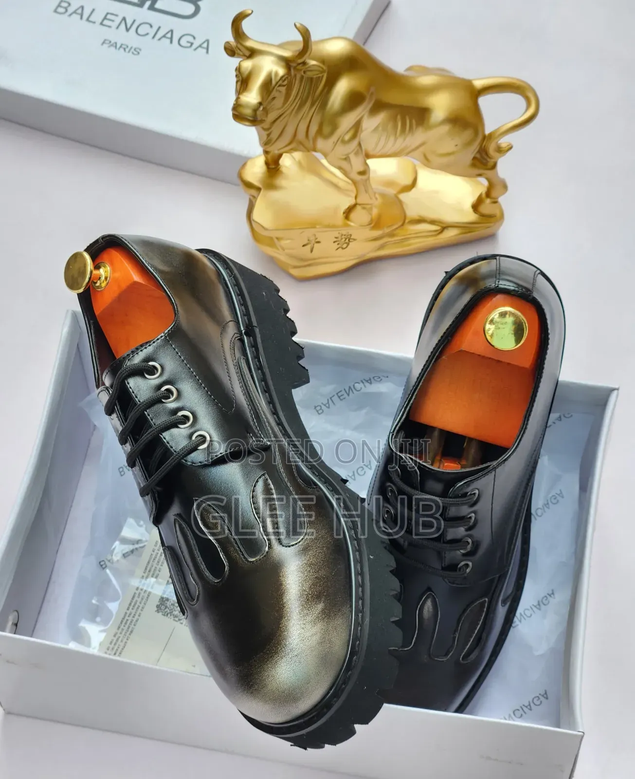 Tapered Leather Shoes