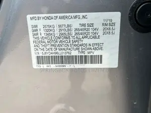Acura MDX Advance Pkg SH-AWD 2020 Silver