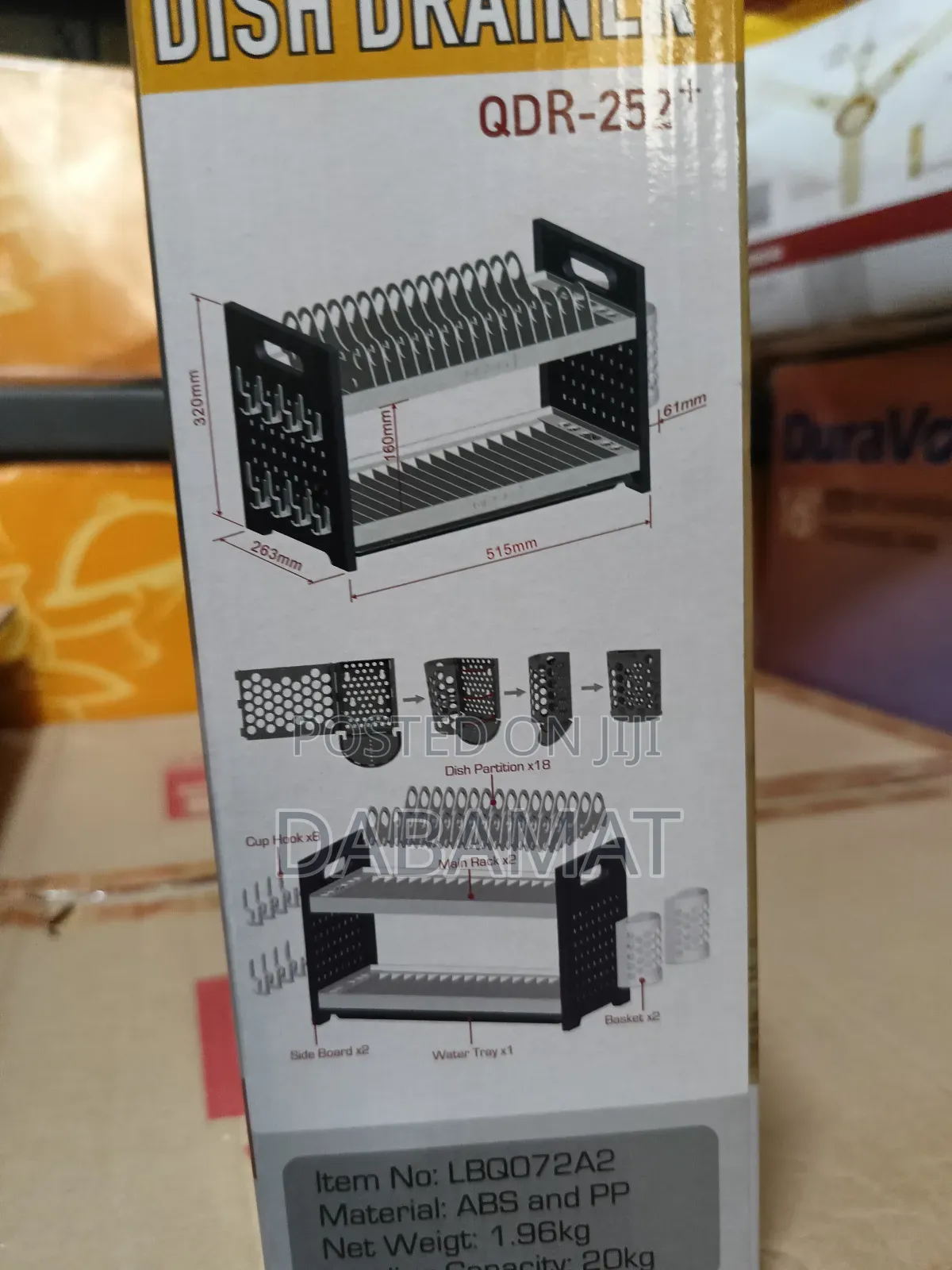 Qasa Dish Rack/ Drainer 252+