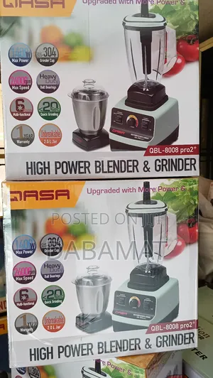 Qasa High Power Blender Grinder Pro2+Blender Grinder QBL-8008 Pro2