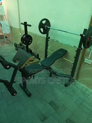 Commercial Bench Press With 40kg Weight Plate