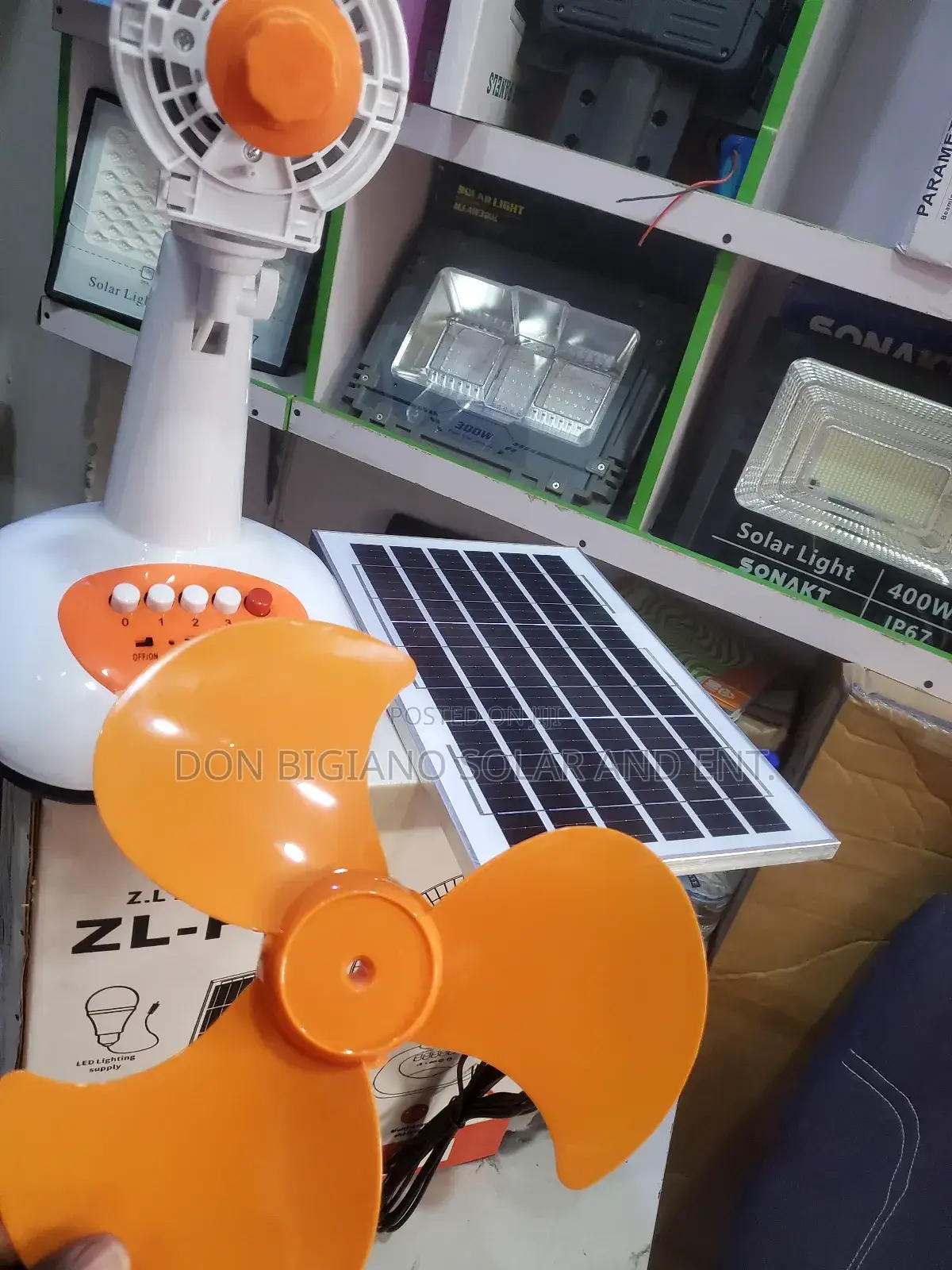 Z.L Shidai Solar Fan