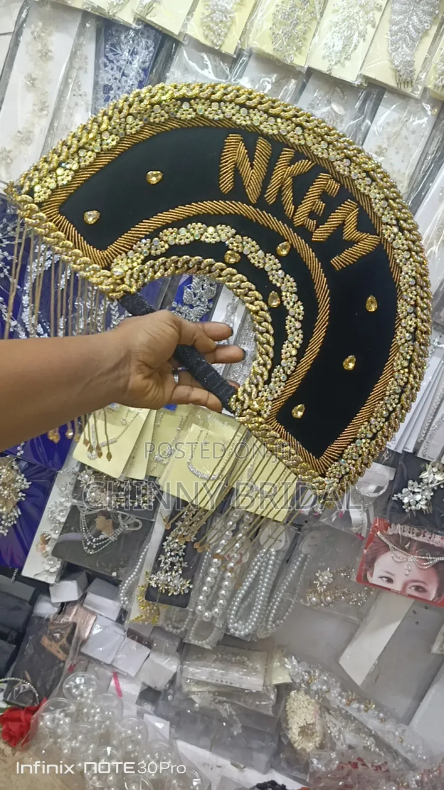 Embroidery Hand Fan.