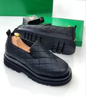 Matte Leather Pull on Doubles Sole Bottega Shoe
