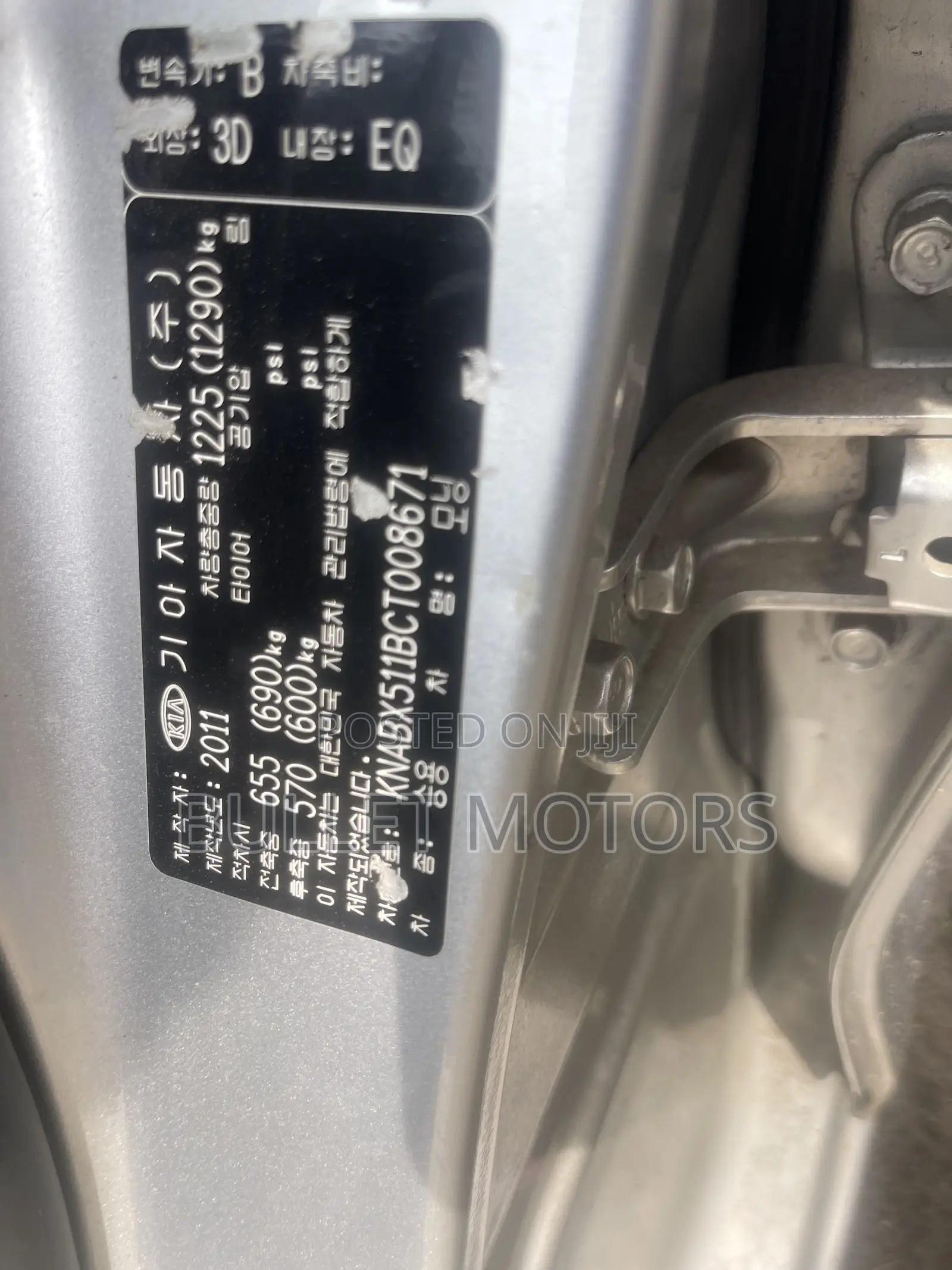 Kia Picanto 1.1 EX Automatic 2011 Silver
