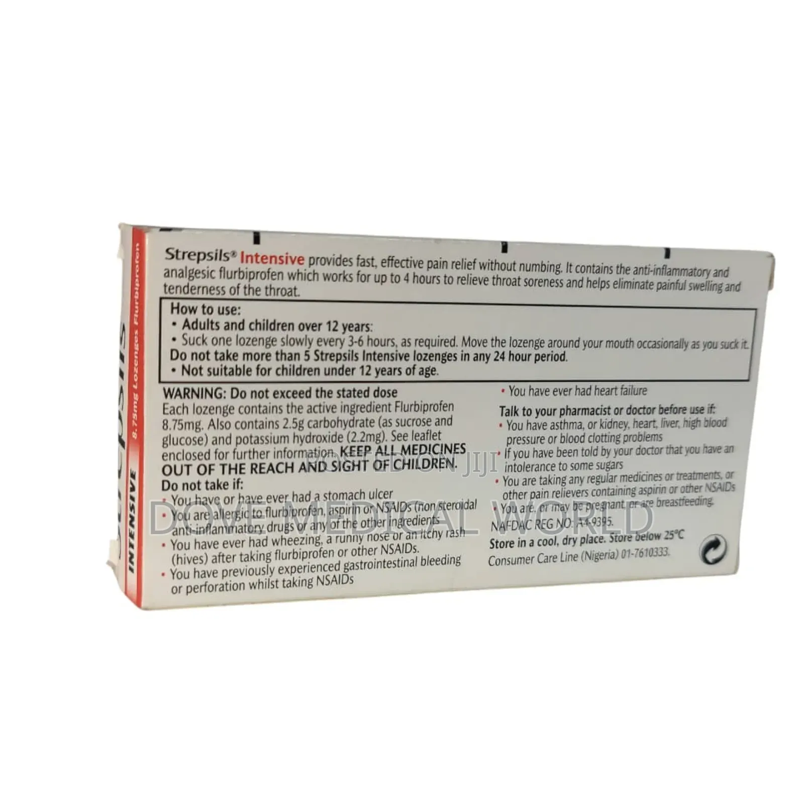 Strepsils Intensive (Flurbiprofen, 8.75mg)