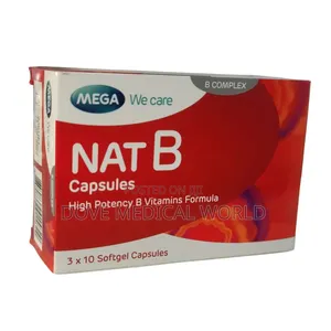 Nat B (High Potency B Vitamins Formula) X 30 Softgel Capsules