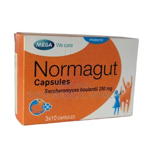 Normagut (Saccharomyces Boulardii 250mg) 3 × 10 Tablets.