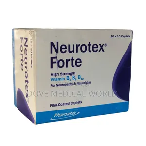 Neurotex Forte 10 × 10 Film-Coated Caplets.