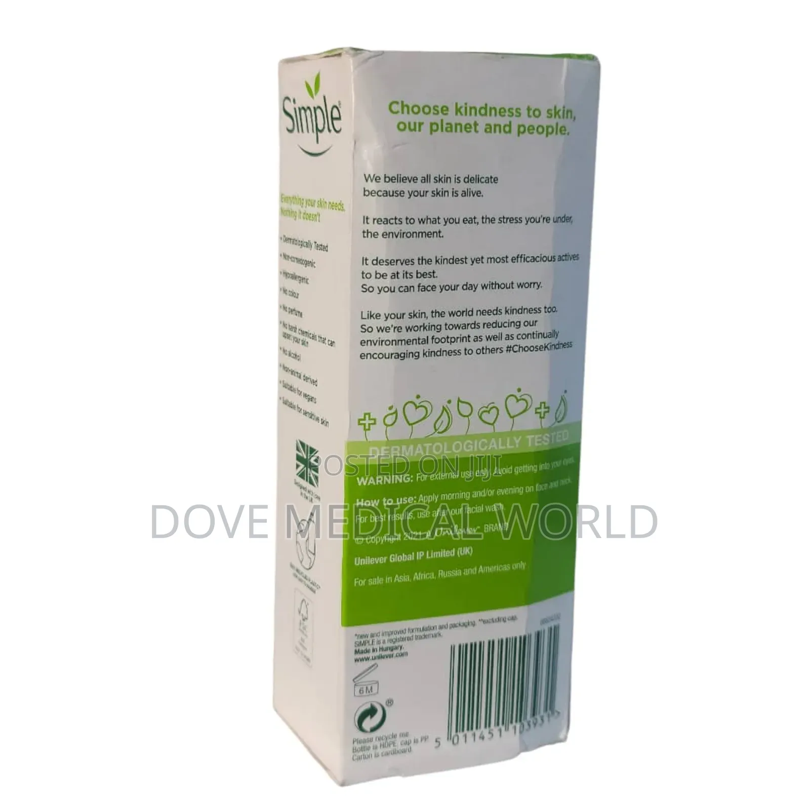 Simple Hydrating Light Moisturiser (125ml)