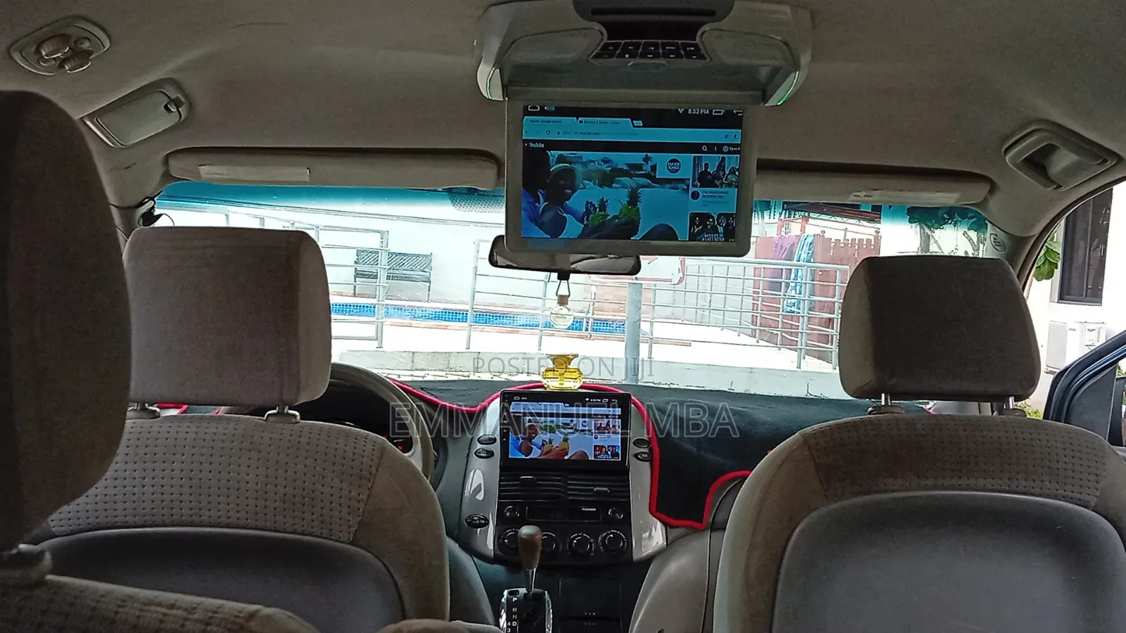 Roof DVD and Android Screen for Sienna