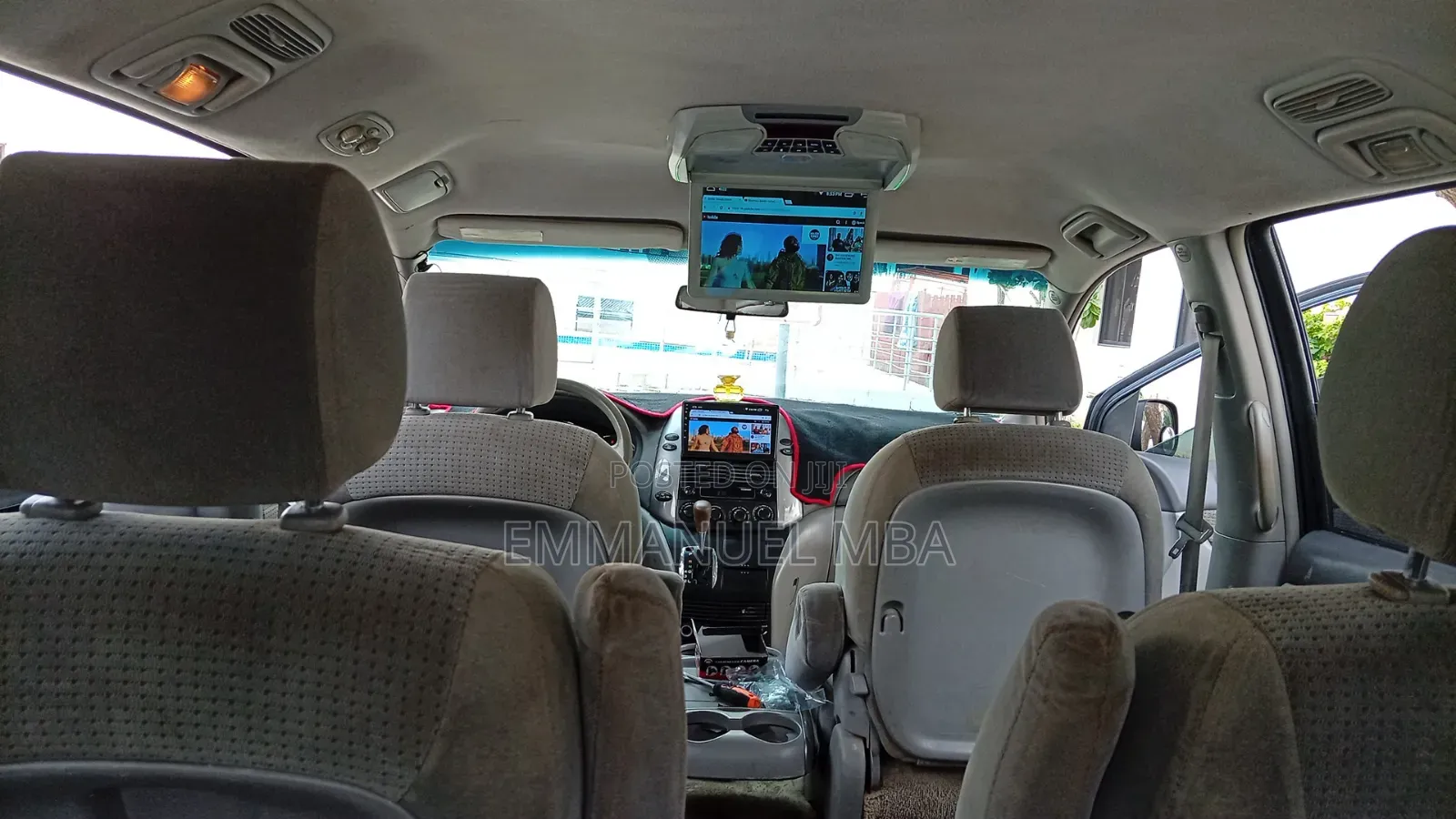 Roof DVD and Android Screen for Sienna