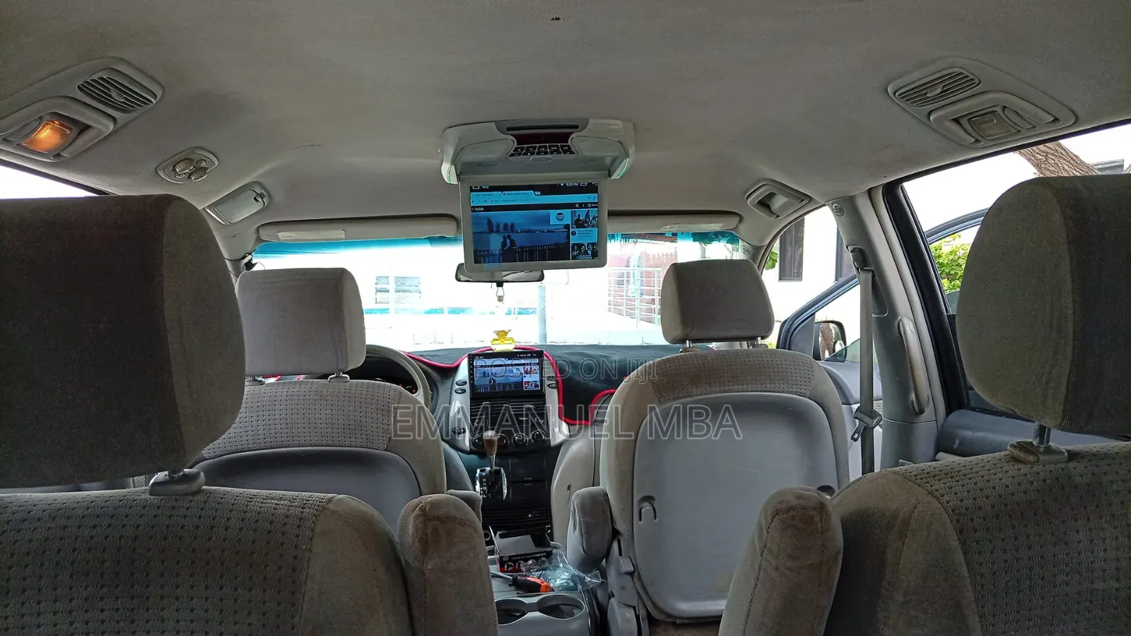 Roof DVD and Android Screen for Sienna