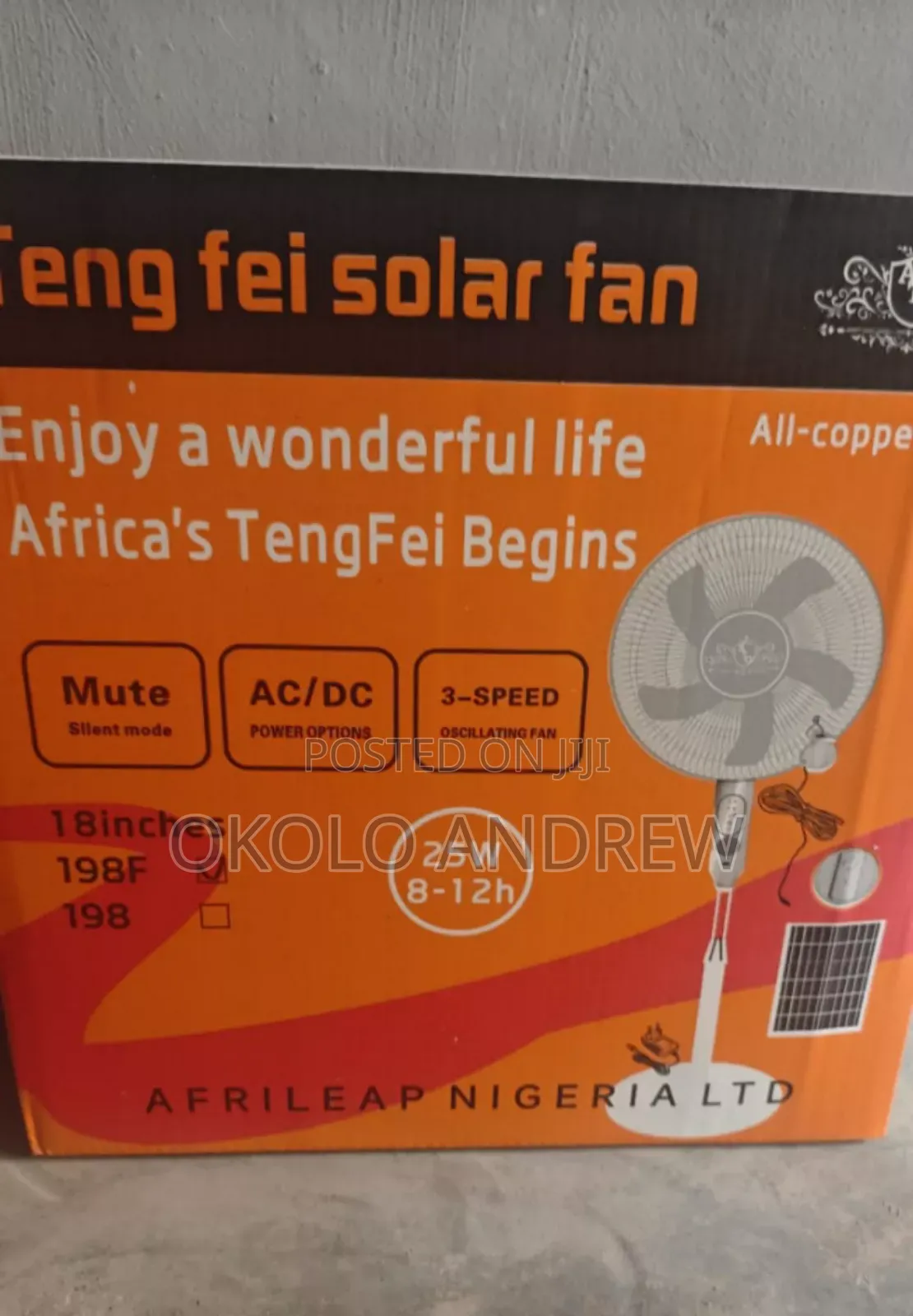 Reliable Solar Fan
