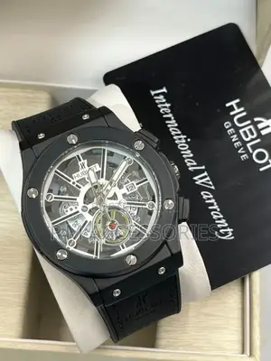 Hublot Leather Watch