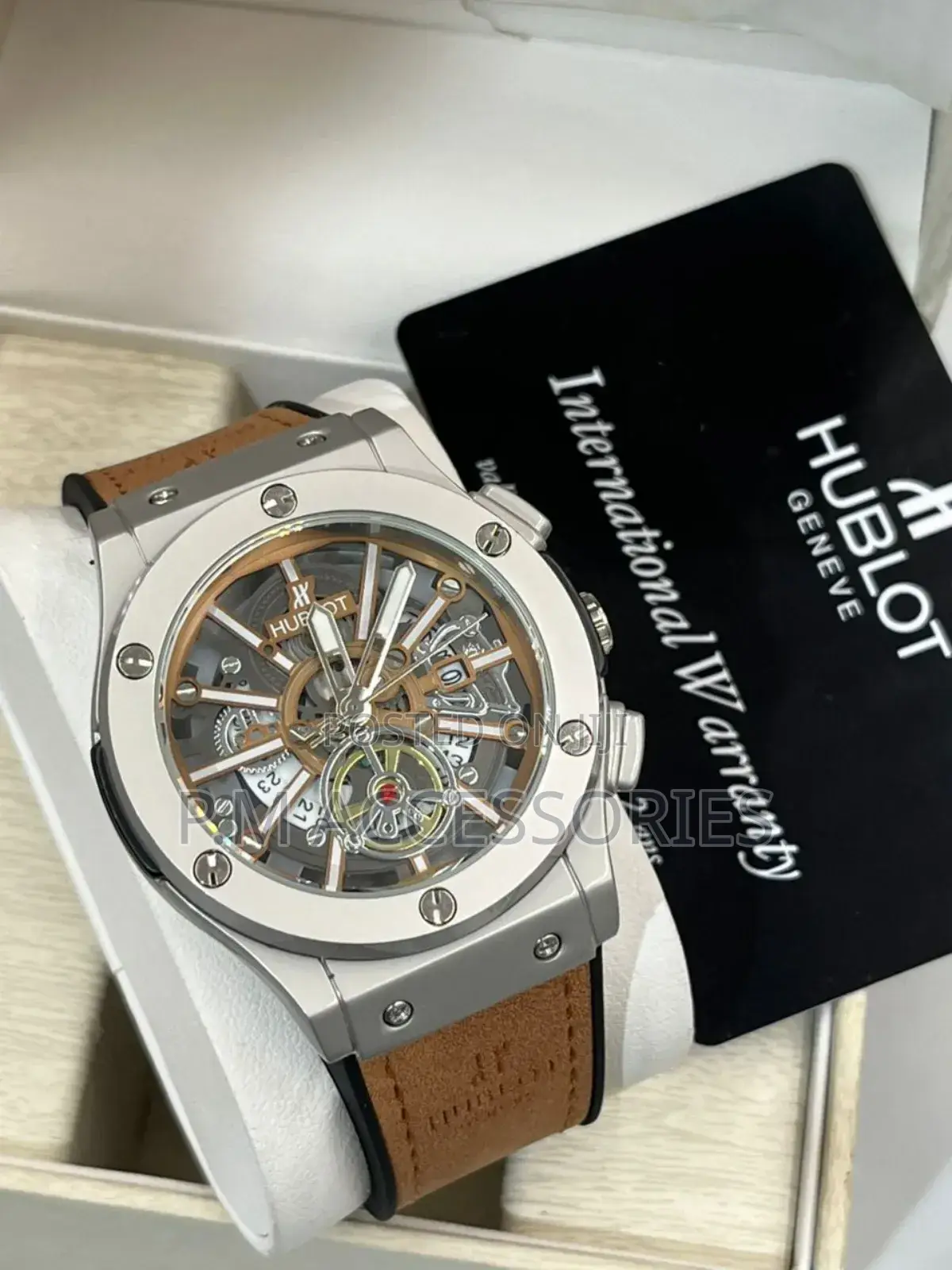 Hublot Leather Watch