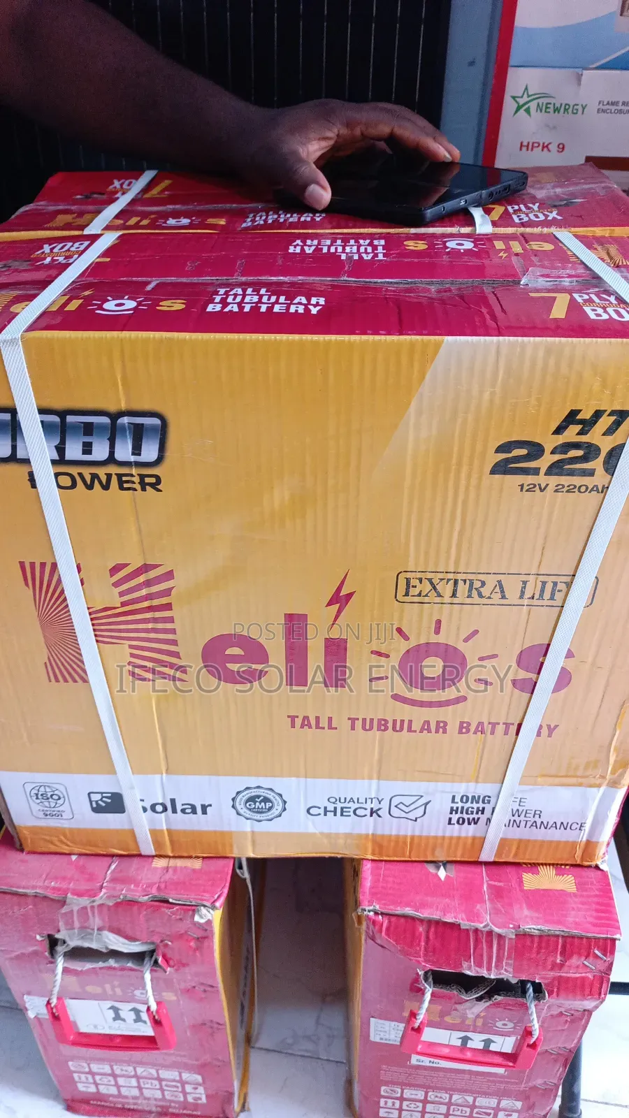 Helios Tubular Battery 220ah