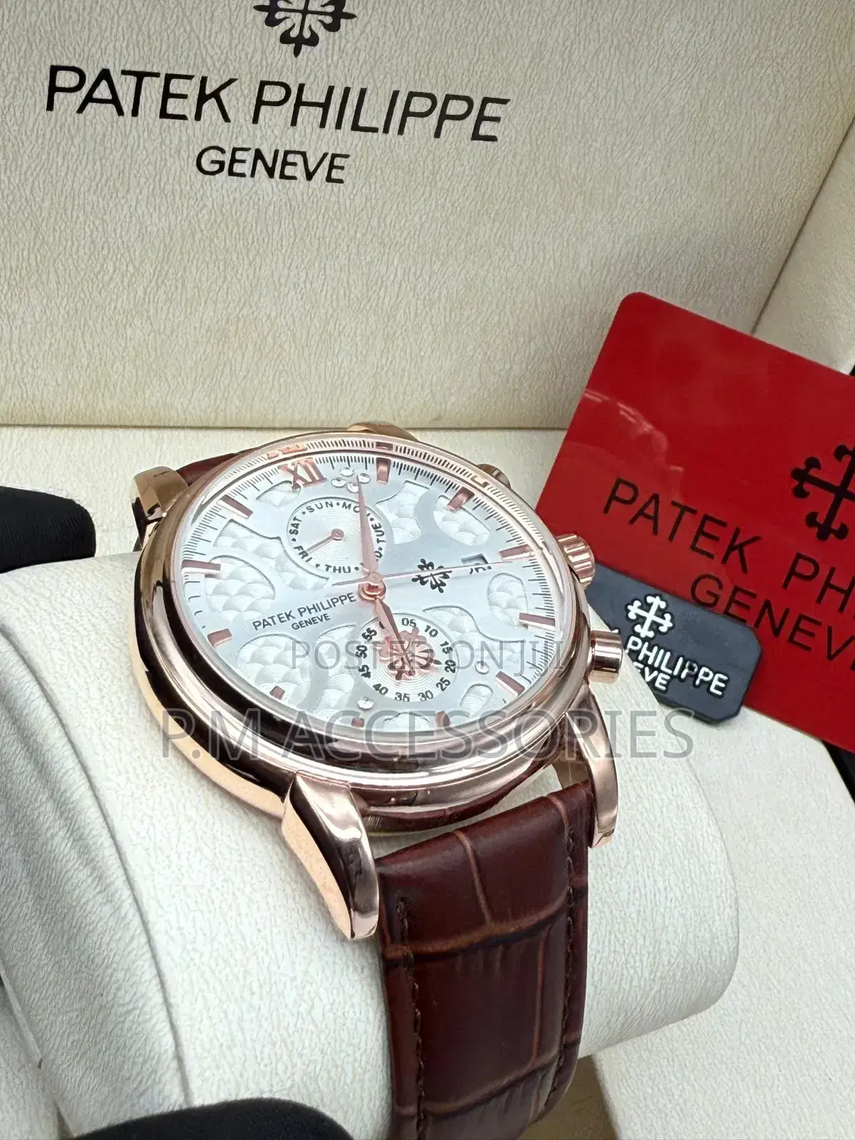 Patek Phillipe Leather Watch