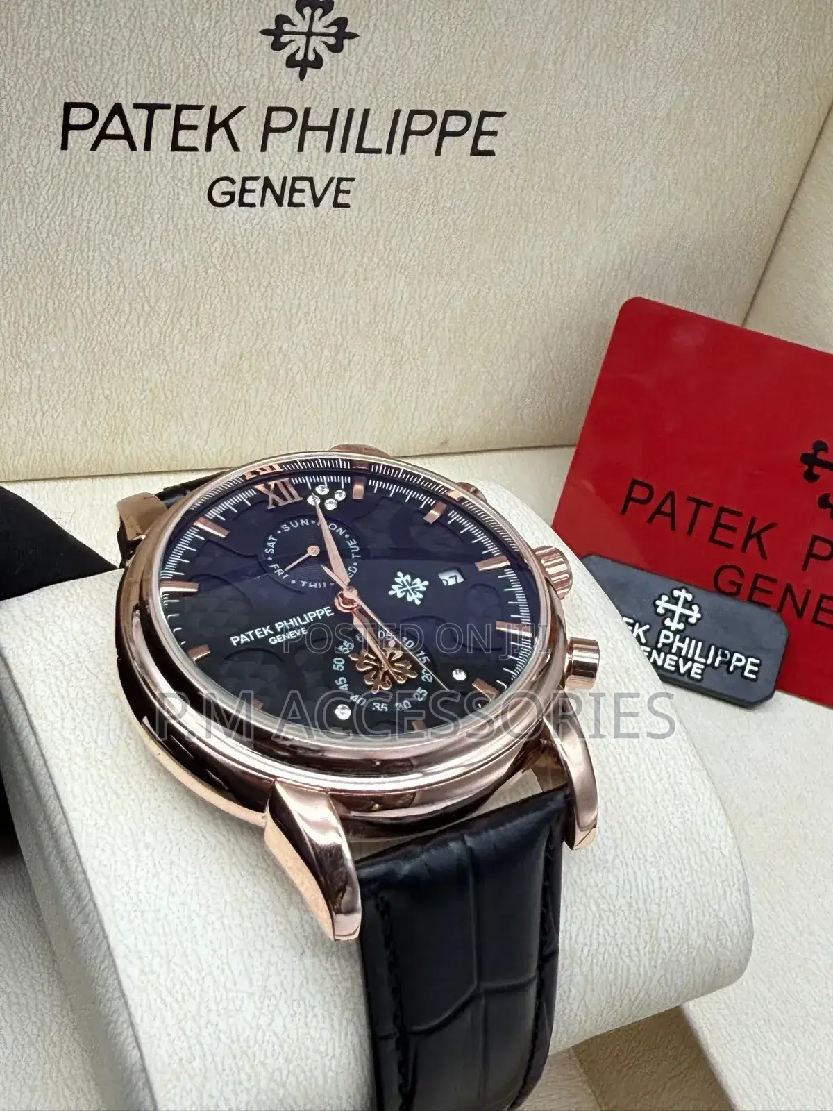 Patek Phillipe Leather Watch