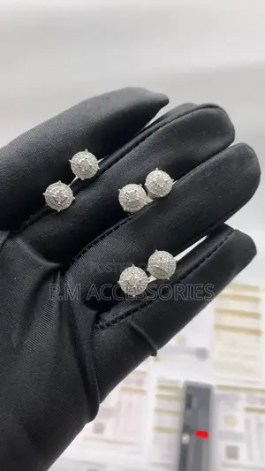 Vvs Mossanite 925 Silver Earrings.