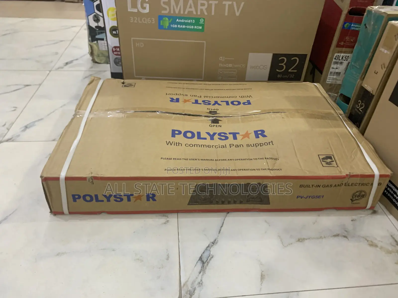 Polystar Pv-Jyg5e1 Four-Burner Plus One Gas Cooker