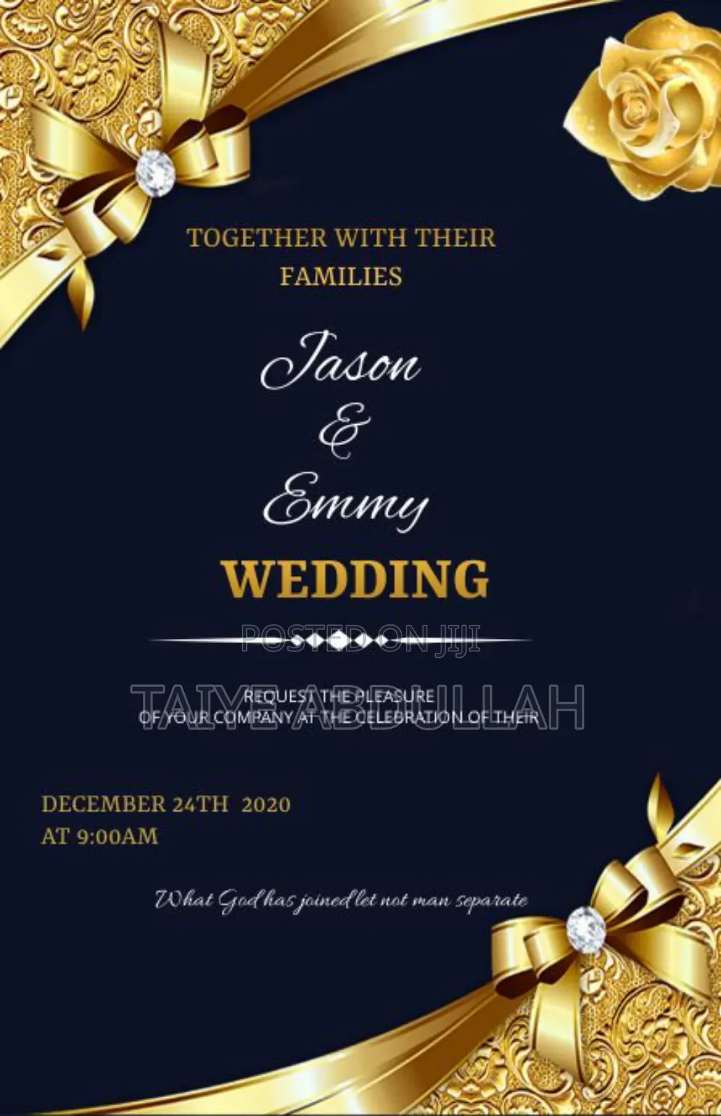 Invitation Card Design Printing