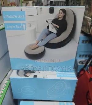 Inflatable Leisure Sofa Chair and Footstool