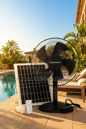 Table Fan (Solar Rechargeable)