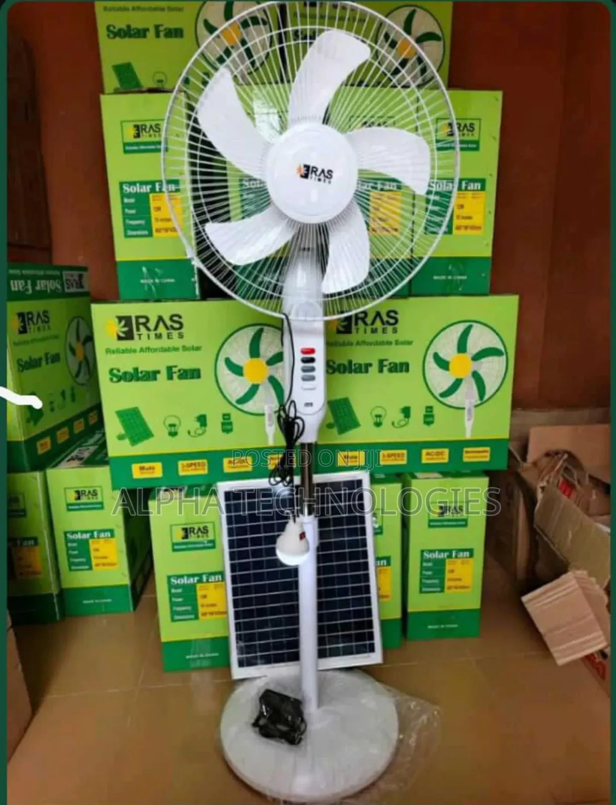 Dc/Ac Fans With Panel